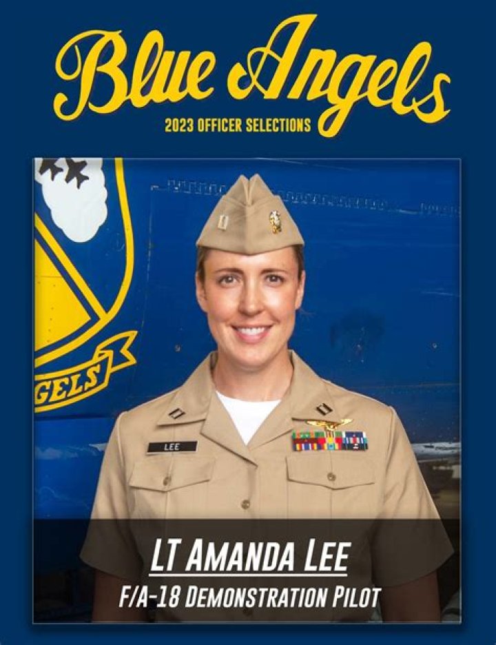 
Lt Amanda Lee: Who is she? First female jet pilot is appointed to the Blue Angels squadron. 